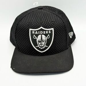 9Fifty NFL New Era Oakland Raiders Canvas Snap Back Adjustable Baseball Hat Cap
